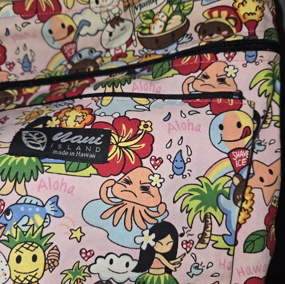 Hawaii Print Handmade Crossbody Zipper Bag - Picture 7 of 16